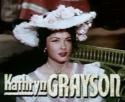 Kathryn Grayson i trailern till filmen Flödande toner (1950).