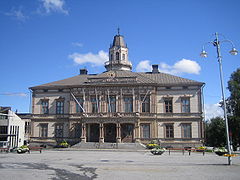 L'ancienne mairie de Jakobstad.