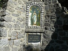 Oratoire en mémoire des 9 personnes englouties lors de l'accident du 4 janvier 1934 au lac Noir.