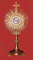 A traditional "solar" monstrance