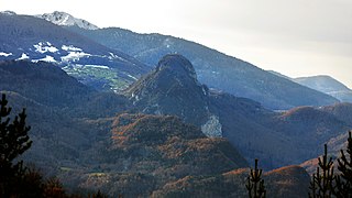 Montségur vu de l'est.