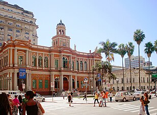 Praça Praça Montevidéu e o Paço Municipal