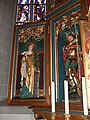 Un altar en la Iglesia Católica de Santa Verena en Roggenbeuren.