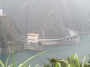 Die Bogenstaumauer