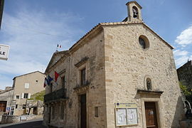 Former chapel now hosting the town hall of Rochefort-du-Gard