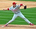 Image 2In May 2010, the Philadelphia Phillies' Roy Halladay pitched the 20th major league perfect game. That October, he pitched only the second no-hitter in MLB postseason history. (from History of baseball)