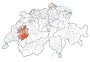 Tabula situs Friburgi in Helvetia