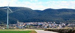 Skyline of La Llacuna