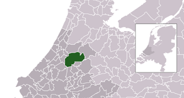 Locatie van Alphen aan den Rijn