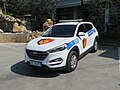 Una Hyundai Tucson utilizzata dalla Polizia