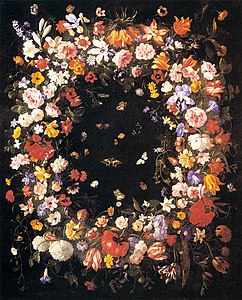 Ghirlanda di fiori, Pinacoteca Nazionale di Bologna