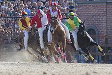 Corsa ippica del palio di Legnano 2014