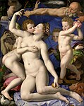 Alegoría do triunfo de Venus, de Bronzino (1540-1545).