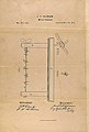 Patent drawing for barbed wire