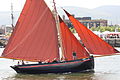 Traditional Galway hooker, Ireland, June 2010