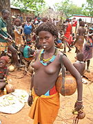 A Swazi woman at the Reed Dance ceremony - 2006