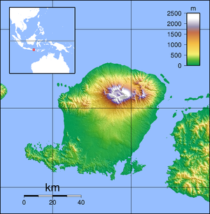 Praya is located in Lombok