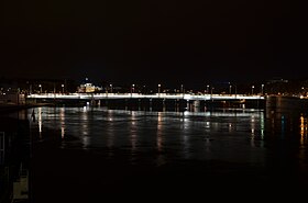 Pont de la Guillotière, décembre 2014