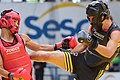 Image 14Two Brazilian fighters in a Sanda/Sanshou match. Sanda is a modernized form of Kung Fu and one of the two disciplines of Sport Wushu (from Chinese martial arts)