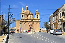 Parish church and square of Żebbuġ