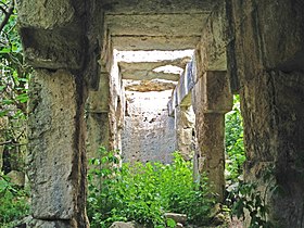 Prospettiva delle colonne da sotto