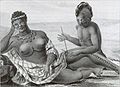 Tattooing, Sandwich Islands by Jacques Arago, Honolulu Museum of Art