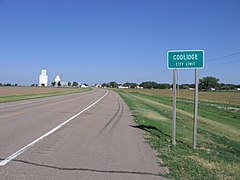 Looking westward on U.S. Highway 50/400.