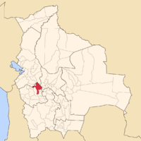 Location of Cercado Province in Bolivia