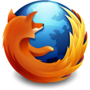 Logo ketiga Firefox yang digunakan tahun 2009-2013