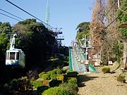 松山城堡的索道