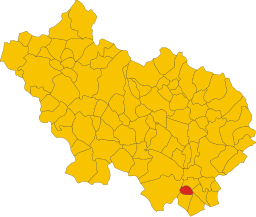 Castelnuovo Paranos läge i Frosinone