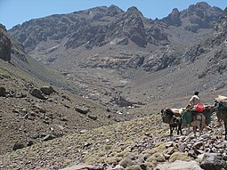 Toubkal - az Atlasz délnyugati része