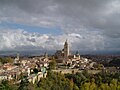 Ségovie vue depuis le haut de l'Alcázar.