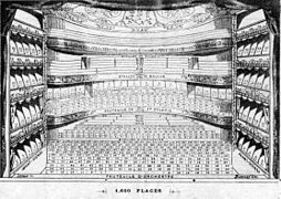 Plano de asientos del Théâtre des Folies-Dramatiques