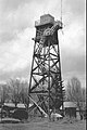 Fire lookout tower with wooden water tank at Unity Ranger Station in Unity, Oregon *** Photo shown on Main Page DYK Section 11 May 10