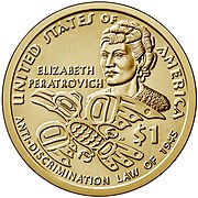 2020 reverse, designed by Phebe Hemphill featuring Elizabeth Peratrovich