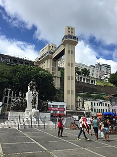 Elevador Lacerda em Salvador, Bahia, Brasil (1930)