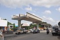 A viaduct being built using U-girders