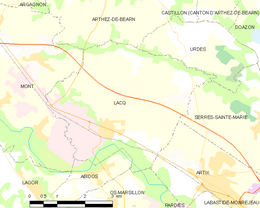 Lacq – Mappa