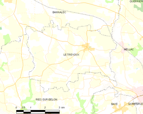 Poziția localității Le Trévoux