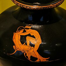 Oinochoe by the Shuvalov Painter, around 430–420 BCE