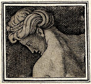 Corresponding fragment to image 10 thought to be by Agostino Veneziano.[1] Around 1530.[2]