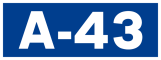 Autovía A-43 shield}}