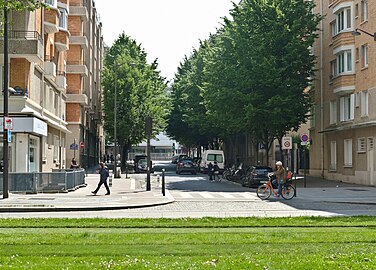 Autre vue de la rue en 2024.