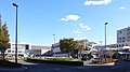 The station forecourt on the north side, December 2015