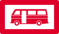 Red minibus stand