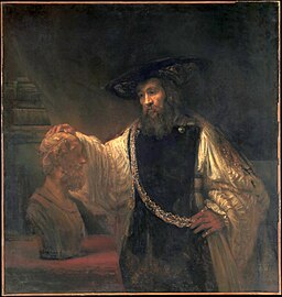 Rembrandt, Aristotle Contemplating the Bust of Homer, 1653