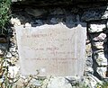 Tombe de Grieder près du col de la Madeleine