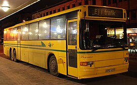 Volvo B10M-70B Säffle 2000 New Look årsmodell 1998 i trafik för Swebus Värmland, vårvintern 2007