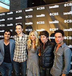 Elenco principal de The Big Bang na San Diego Comic-Con 2010